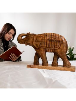 Gibox - Wooden Elephant Table Accent