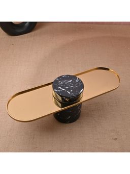 Gibox - Noir Marble & Gold Decorative Vanity Tray