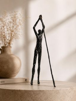 Gibox - Zenith Reach Abstract Metal Human Sculpture
