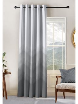 CASABLEU - Kivo Digital Printed light grey Blackout Door Curtain