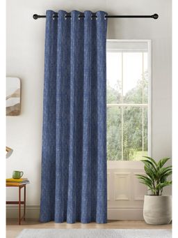 CASABLEU - Kovo Digital Printed Blue Blackout Door Curtain