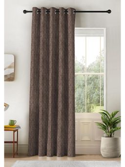 CASABLEU - Kovo Digital Printed Coffee Blackout Door Curtain