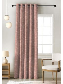 CASABLEU - Liva Digital Printed Peach Blackout Door Curtain