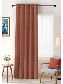 CASABLEU - Twillbone Digital Printed Clay Blackout Door Curtain