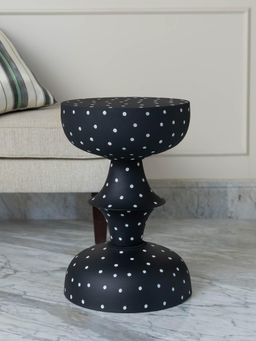 Logam - Polka Side Table Black