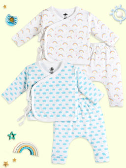 The Mom Store - Happy Cloud & Magic Bow Top with Pyjama (Pack of 2)