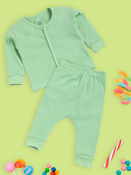 The Mom Store - Green Infant Top and Pyjama (Set of 2)