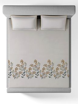 SANSAAR A D'DECOR BRAND LIVE CONSCIOUSLY - Set Eb 312-Briar-Quiet Beige Bedsheet King