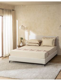 SANSAAR A D'DECOR BRAND LIVE CONSCIOUSLY - Set Eb 298-Roselle-Birch Bedsheet King