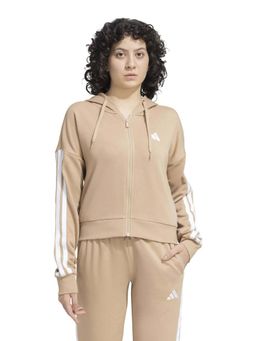 adidas - W 3S Ft Fz Hd Full Sleeve Beige Jacket