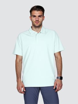 Wrangler - Men Solid Green Collar Regular Fit T-Shirt