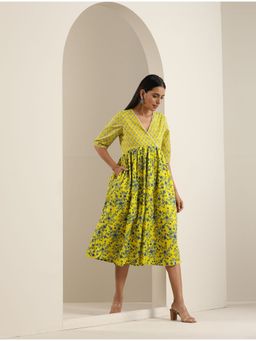Indy Raaga - Pure Cotton Floral print Dress