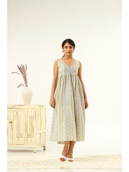 Indy Raaga - Chitra Block Print Dress