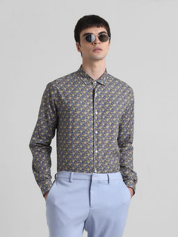 Jack & Jones - Brown Slim Fit Non Stretch Shirt