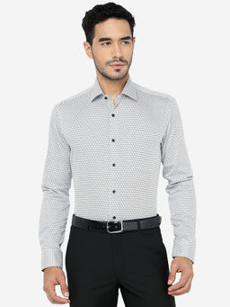 JadeBlue - Checked Light Blue Formal Cotton Shirt