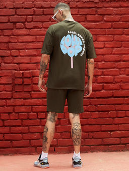 CAHOOT - Men's Green Two-Faced Co-Ord (Set of 2)