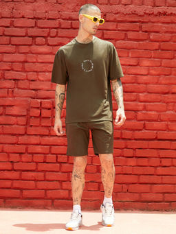 CAHOOT - Men's Green Two-Faced Co-Ord (Set of 2)