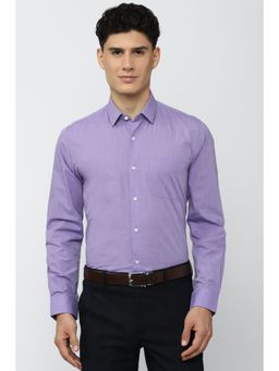 Peter England - Men Purple Slim Fit Formal Shirt