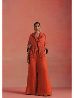 Twenty Nine - Overlay Orange Short Jacket