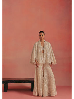 Twenty Nine - Mirrorwork Ivory Sharara Pants