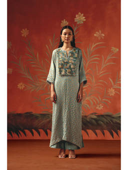 Twenty Nine - Green Ankle Length Palazzos
