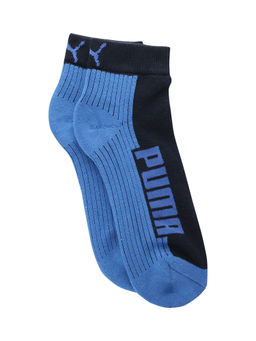 Puma - Logo Cushioned Quarter Unisex Multi-Color Socks