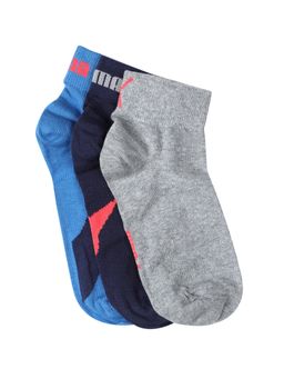 Puma - Unisex Lifestyle Quarter Multi-Color Socks