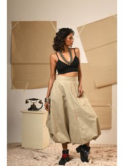 PRATHAA - Beige Dhoti