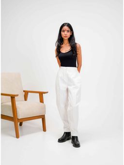 PRATHAA - White Adah Panel Pant