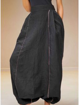 PRATHAA - Black Dhoti