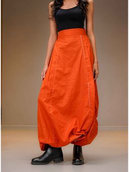 PRATHAA - Orange Dhoti