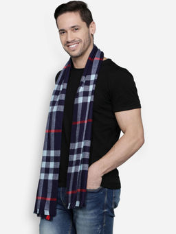 Alvaro Castagnino - Mens Viscose Blue Muffler