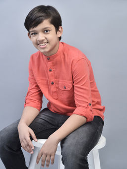 CRIMSOUNE CLUB - Boys Peach Shirt