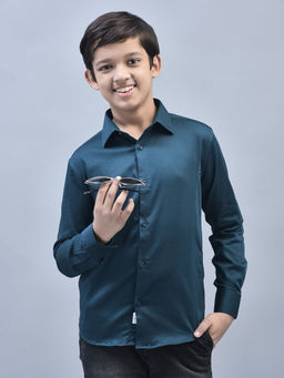CRIMSOUNE CLUB - Boys Teal Shirt