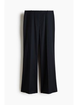 H&M - Women Blue Flared Tailored Trousers