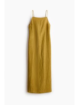 H&M - Women Green Low-Back Crepe Dress