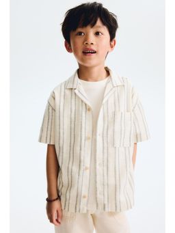 H&M - Boys White Cotton-Blend Resort Shirt