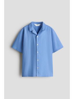 H&M - Boys Blue Cotton Resort Shirt