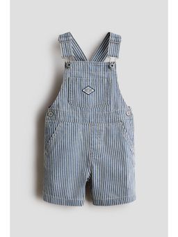 H&M - Boys Blue Cotton Denim Dungaree