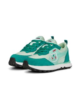 Puma - Rider Fv Bulbasaur Ps Kids Green Casual Shoes