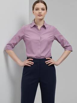 Oh Rare - Mauve Women Solid Casual Shirt