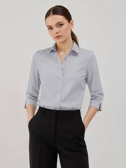 Oh Rare - Grey Women Solid Casual Shirt