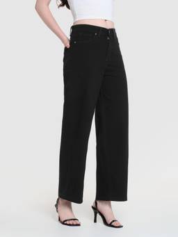 Xpose - Women Black High Rise Bell Bottom Jeans