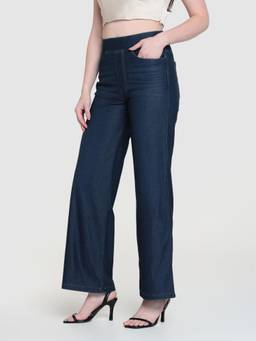 Xpose - Women Blue High Rise Straight Fit Jeggings