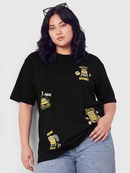max - Black Women Minions T Shirt