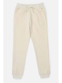 Allen Solly - Boys Beige Regular Fit Solid Joggers