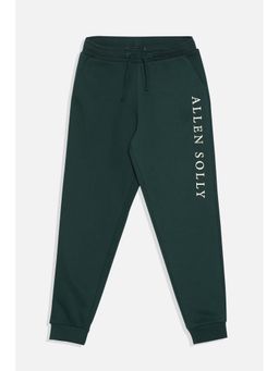 Allen Solly - Boys Green Regular Fit Graphic Print Joggers