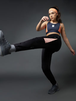 CULT - Black Pace Up Joggers