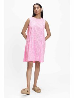 TERRA LUNA - Polaris Pink Printed Dress