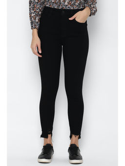American Eagle - Black Solid Plain Jeans